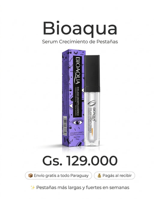 Pestañas más largas en semanas – Sérum Bioaqua